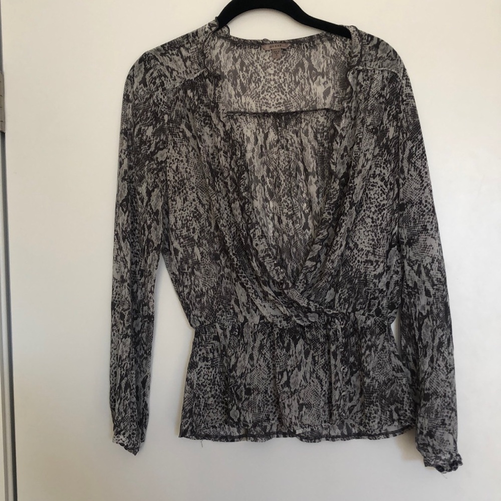 Snake skin blouse